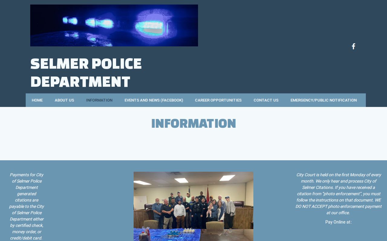 Selmer criminal records and City Court information